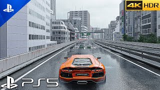 PS5Gran Turismo Sport  Rain Weather  Ultra High Graphics Gameplay 4K 60FPS HDR [upl. by Trudie]