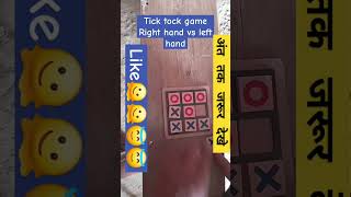 tick tock game Challange with right hand vs left hand [upl. by Nosneh128]