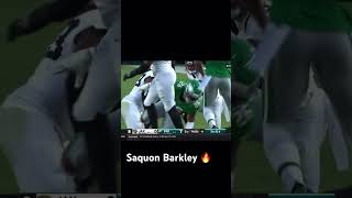 🔥🏈 WATCH SAQUON BARKLEY MAKE A CRAZY PLAY shorts eagles trending viral mustwatch nfl [upl. by Aenea170]