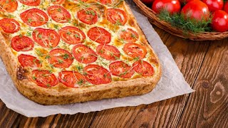 Recette  Tarte à la tomate mozzarella et lardons fait maison [upl. by Van]