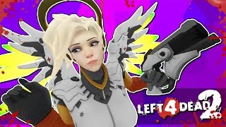 Left 4 Dead 2 Funny Moments  Overwatch Edition L4D2 Mods [upl. by Neirual]