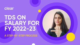 How to Calculate TDS on Salary  FY 202223 AY 202324 [upl. by Verdha319]