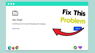 How To Fix Aw Aw snap ERROR in Chrome  Tech Contribute [upl. by Sander]