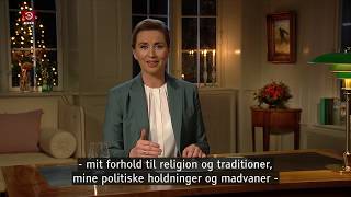 Statsministerens nytårstale 2020 Mette Frederiksen [upl. by Euqinor]