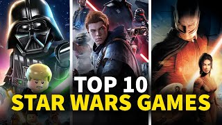 Top 10 Best Star Wars Games [upl. by Assennav]