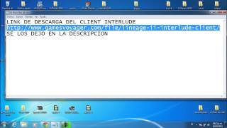 Como descargar el client interlude [upl. by Yuk]