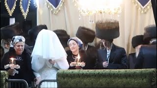 Chuppah Of Shomrei Emunim Rebbe’s Youngest Daughter [upl. by Lanor]