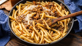 Pasta alla Genovese  The Beef and Onion Ragu I Could Eat Every Week [upl. by Ramonda]