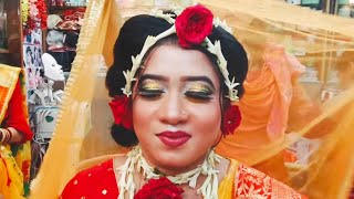 Yellow makeup tutorial on beauty parlour  artist beauty parlour [upl. by Zehcnas]