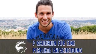 7 Kriterien für eine perfekte Entscheidung Interview mit Benedikt Ahlfeld [upl. by Sliwa]