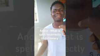 What is spelt incorrectly in the dictionary trend viral shorts spelling dictionary comedy [upl. by Eltsirk984]