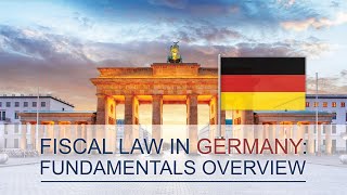 Main aspects of Fiscal law in Germany [upl. by Prichard885]