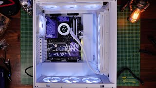 NZXT H7 Flow RGB 2024 PC build timelapse and showcase [upl. by Damalis]