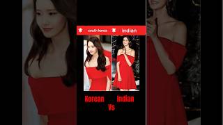 South Korea vs Indian most popular heroine  shortvideo trendingshorts [upl. by Roxy291]