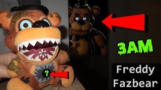 DONT OPEN FREDDY FAZBEAR AT 3AM WHATS INSIDE FREDDY FAZBEAR CHALLENGE  FREDDY CAME TO MY HOUSE [upl. by Rimidalb]