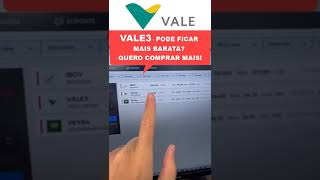 COMPRAR VALE3  AÇÕES DA VALE CAINDO HOJE  DATA COM PARA DIVIDENDOS VALE3  R 273 POR AÇÃO VALE3 [upl. by Ydnis]