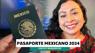 Pasaporte mexicano 2024 cómo sacar la cita y requisitos de primera vez [upl. by Otrebile]