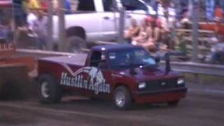 TRUCK PULLING OUT OF CONTROL AT PORTLAND IN JULY 26TH 2010mpg [upl. by Aivatnuahs]