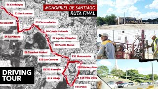 SANTIAGO RD 2022  DRIVING TOUR NUEVA RUTA MONORRIEL DE SANTIAGO  ABRIL 03 2022 [upl. by Circosta]