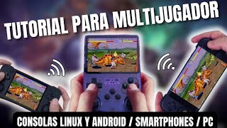 🕹️ MULTIJUGADOR en consolas Anbernic  Retroid  TrimUI  R36S y más  RetroArch [upl. by Kannav]