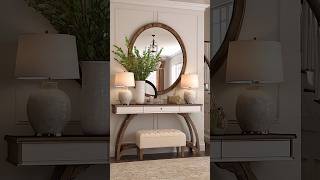 Entryway Decorating Ideas 2024 Entrance Foyer Designs Home Interior Design Trends console Table [upl. by Hudis]