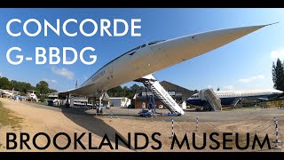 Rundgang um die British Airways Concorde im Brooklands Museum bei London GBBDG [upl. by Ahsineb]