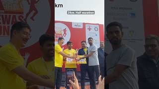 21km ￼ half Marathon ￼Dewas 🥇🏃shots runner army [upl. by Arlyn448]