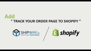 How to Add quotTrack Your Order Pagequot to Shopify Store in 2 Minutes  Shipway [upl. by Winnie]