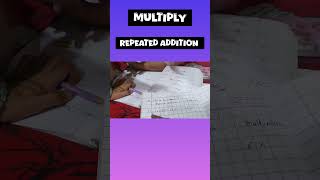 Mathsmultiply repeated addition [upl. by Irvin8]