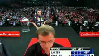 2011 PDC  WDC Baxter vs Webster 2  2 [upl. by Ilil]