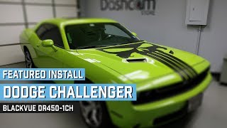 BlackVue DR4501CH Dashcam Installed in Punisher Dodge Challenger by The Dashcam Store™ [upl. by Ailak]