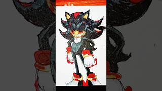 Pendrawing stickman speed Shadow Exe drawing art shorts sonic [upl. by Cronin]