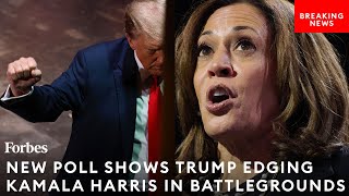 Major New Poll Shows Trump Leading Kamala Harris In Battleground States [upl. by Adni]