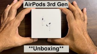 Apple AirPods 3rd Generation Unboxing [upl. by Airdni]