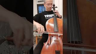 Day 567 Bach cello suite g major  Prelude practice [upl. by Illib]