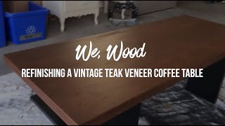 Refinished Teak Coffee Table with Varathane [upl. by Merill]