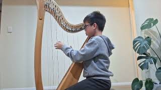 NZ 2024 Harp Performance Competition  Elementary  Leonard  WINNER [upl. by Notlehs]