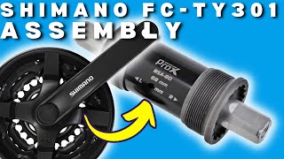 How to Know the Perfect Bottom Bracket Size for Your SHIMANO Tourney FCTY301 Crankset [upl. by Atteuqahs644]