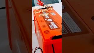 Dual battery charger for lead acid battery chargeable carbatterycharger [upl. by Idalina]