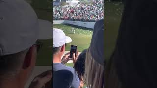 Waste Management Open Sam hole in one 16 Crowd goes crazy Boom [upl. by Dor]