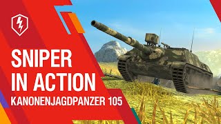 WoT Blitz Find Your Place in Battle with the Kanonenjagdpanzer 105 [upl. by Souza983]