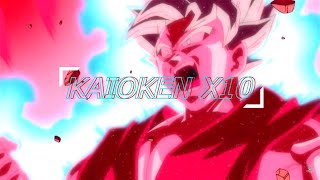 KAIOKEN X10 Goku Vs Hit「AMV」TRAP MIX [upl. by Sundberg]