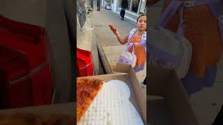 Cold leftover babygirl bebe cute food foodie shorts subscribe viralshorts pizza [upl. by Darrel]