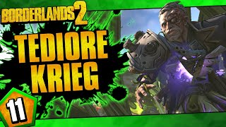 Borderlands 2  Tediore Allegiance Krieg Challenge Run  Day 11 [upl. by Rentsch388]