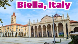 Biella  A City in Italy  Things to do in BIELLA Piemonte Italia  Street Walk in Biella  4K [upl. by Other153]