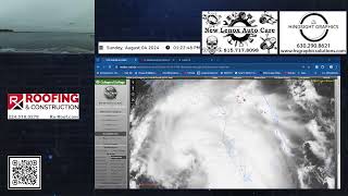 🌪️ Live Updates from Steinhatchee Florida Debby 📡 [upl. by Loyce]