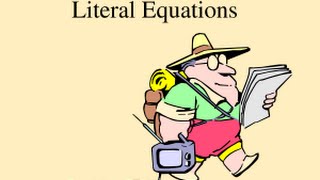 Solving for a Variable in Literal Equations  Lesson 23 [upl. by Macpherson238]