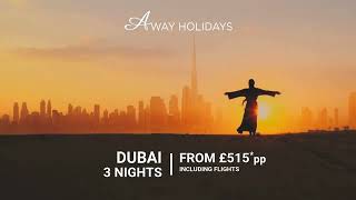 Discover Dubai Winter Sun for Less  Your Perfect Winter Getaway with AWAY HOLIDAYS [upl. by Fawne]