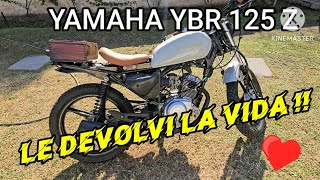 YAMAHA YBR 125Z RESCATE DE UNA MOTO DESTRUIDA [upl. by Awahsoj438]