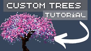 How To Build Custom Trees in Minecraft Tutorial [upl. by Selmner]